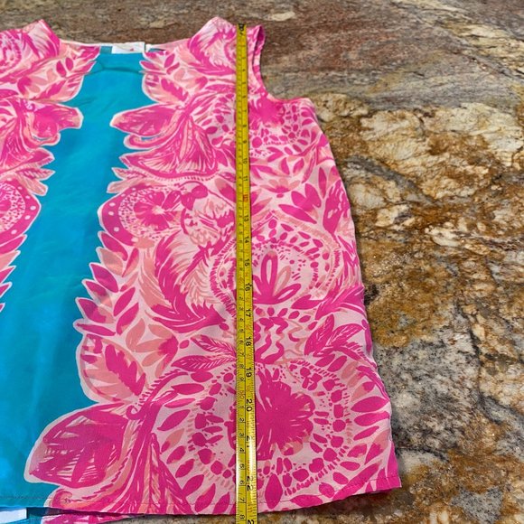 Lilly Pulitzer Iona Silk Shell Tropical Dreams - Small - Picture 16 of 16